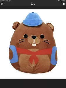 Peluche Squishmallow Chip the Beaver "Ritorno a scuola" 8 pollici Kellytoy marrone nuovo con etichette - Foto 1 di 8
