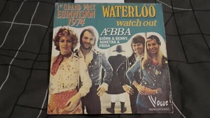 ABBA, 7" vinyl, Waterloo, 1974m France, Eurovision, 2nd variant , very rare - Picture 1 of 4