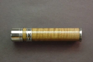 FLY ROD REEL SEAT Acero Riccio 11082 Nichel Argento Tappo e Anello - Foto 1 di 4