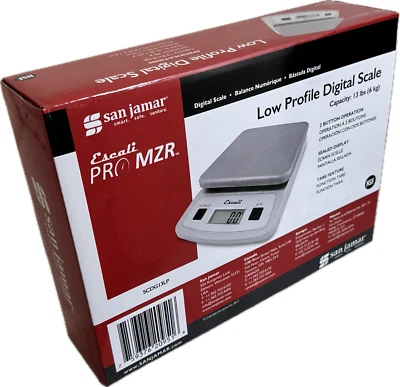 San Jamar SCDG13LP Low Profile Digital Scale Cap: 13 Ibs (New in Box/Unused) - Image 1 of 4