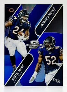 2018 Contenders Optic Xs and Os Blue Khalil Mack Jordan Howard 17/25 Bears - Picture 1 of 2