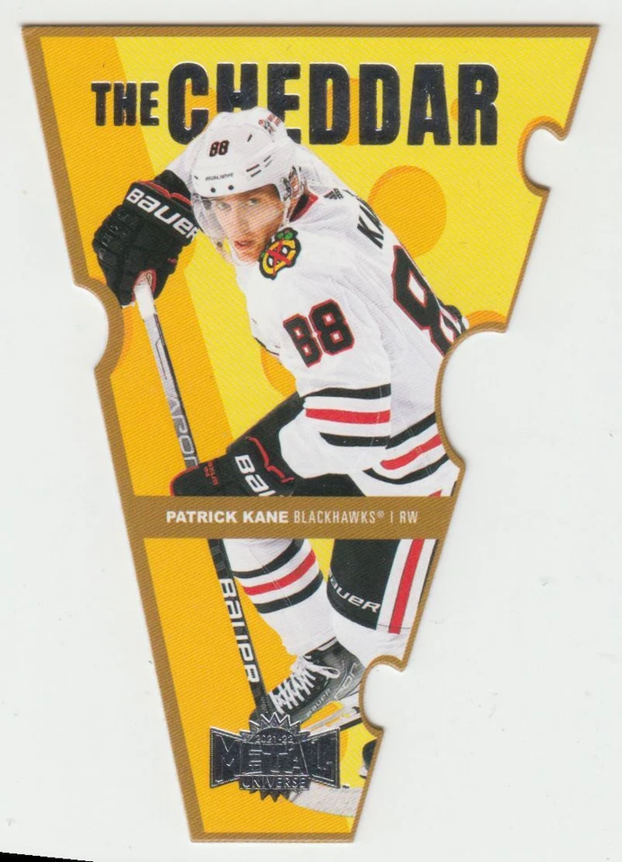 2021-22 Skybox Metal Universe The Cheddar Patrick Kane Chicago Blackhawks #TC-9 - Image 1 of 2