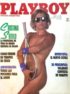 Playboy Argentina #59 - CRISTINA SOTELO - PEGGY MC INTAGGART april 1990 Vintage - Picture 1 of 7