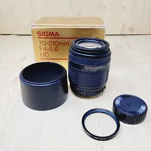 Sigma UC Zoom 70-210mm f4-5.6 AF Telephoto Camera Lens for Nikon with Box NICE - Picture 1 of 18