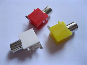 15 pcs AV-8.4-1 AV Pin Jack 3 Color RCA Female Audio Video AV Socket Connector - Picture 1 of 8