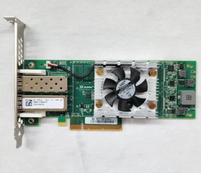 Dell H8T43 Dual Port 16GB SFP+ PCIe Host Bus Adapter HBA Card QLE2662 - Image 1 of 4