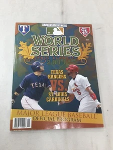 2011 World Series Program Magazine 2nd Print St Louis Cardinals / Texas Rangers - Picture 1 of 4