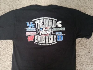 NCAA 2015 Final Four The Road Ends Here T-Shirt Sport Grafik Tee Kurzarm - Bild 1 von 4