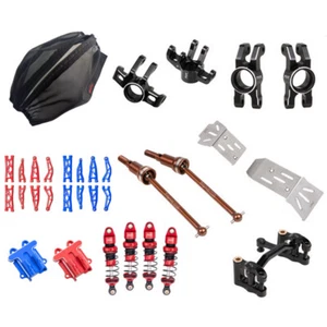 Para Arrma 1/18 Granito Grom RC Coche Completo Metal Mejorado Piezas Accesorios Set Hágalo Usted Mismo - Imagen 1 de 37