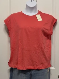 A New Day Coral Shirt For Women Size Large - Picture 1 of 7