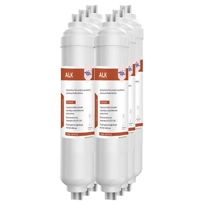 Filtro de água alcalina 10" pH+ ionizador substituição para sistema RO de 6 estágios pacote com 1-6 - Imagem 1 de 4