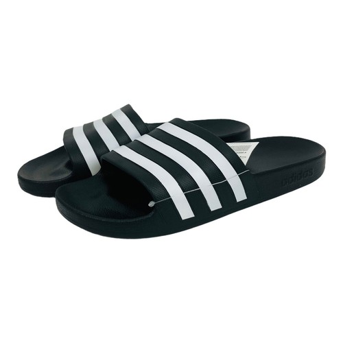 Sandali Adidas Adilette Aqua Swim neri antiscivolo F35543 taglia 9 pantofole con logo