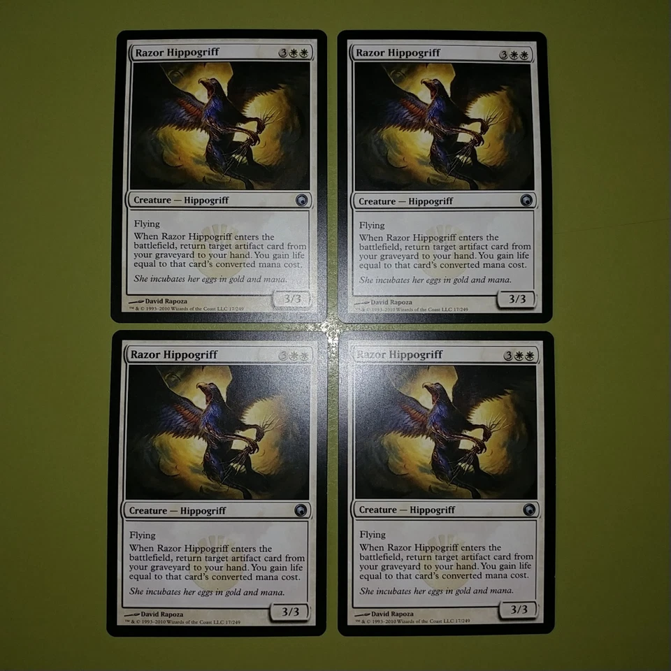 Razor Hippogriff x4 Scars of Mirrodin 4x Playset Magic the Gathering MTG - Image 1 of 1