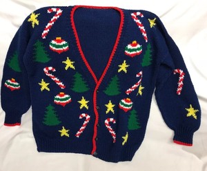 Handmade Christmas Cardigan Sweaters 