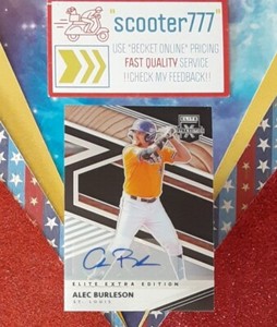 2020 ELITE Extra "OPTICHROME"~#70⭐️ALEC BURLESON⭐《AUTOGRAPH Issue》'23 CARDINALS 