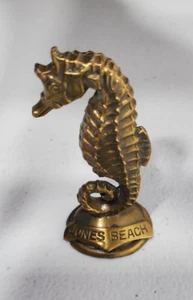 Vintage 1970's Jones Beach Brass Seahorse Souvenir - Bild 1 von 7