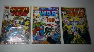 3 Infinity War # 2, 4, 5 - Newsstand Editions - Marvel Comics 1992 - Picture 1 of 6
