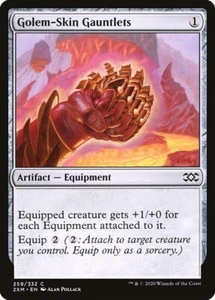 Golem-Skin Gauntlets x4 4x Double Masters NM MTG - Picture 1 of 1