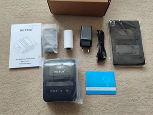 NETUM NT-1809DD micro printer portable Black new - Afbeelding 1 van 12