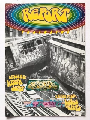 REPORT TRAINZINE 1995 GRAFFIT MAGAZINE - Image 1 of 3