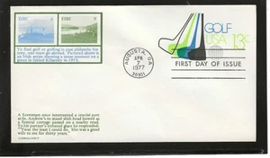 GOLF FDC 1977 AUGUSTA, GEORGIA CARROLLTON CACHET - Picture 1 of 1