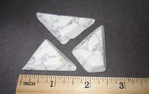 3 TROMMELSTEIN POLIERT NATÜRLICH 1,5" - 1,9" HOWLITH STEIN MINERALIEN RHODESIEN 34,4 Gramm - Bild 1 von 9
