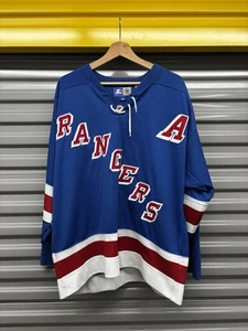 Camiseta deportiva de colección rara de los 90 New York Rangers NHL Starter Graves #9 Stanley Cup L - Imagen 1 de 11