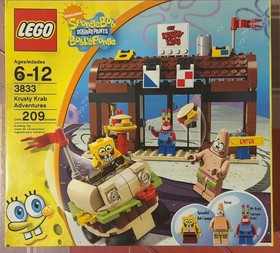 LEGO SpongeBob SquarePants: Krusty Krab Adventures Set (3833) - NEW SEALED