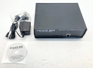BLACK BOX CAT6 REMOTELY CONTROLLED LAYER 1 A/B SWITCH  SW1041A - Picture 1 of 6