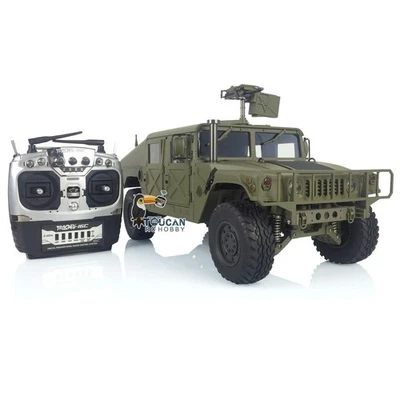 LowPrice 1/10 RC Car 4*4 U.S. Military Vehicle P408 Racing ESC Motor Radio Light - Image 1 of 4