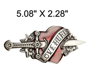 Gürtelschnalle "Love Hurts" - Bild 1 von 1