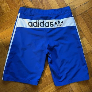 Adidas Wake Board Shorts Swim Trunks Boys Teen Youth XL Big Logo Spellout Beach - Picture 1 of 11