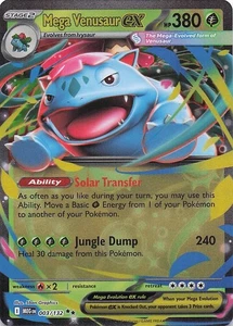 Mega Venusaur ex - Double Rare Holo ME01: Mega Evolution 003/132 NM - Picture 1 of 2