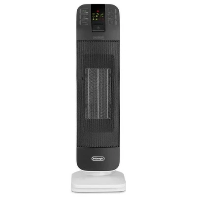 De Longhi Termoventilatore 2000W 60m³  TOWER CERAMIC Hfx65V20 Black e White - Immagine 1 di 4