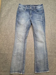 Grace in LA Jeans Nieten Damen 5-27 Stretch Blau Denim Medium Wash Stickerei - Bild 1 von 14