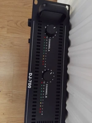 E-Lektron DJ-700 Stereo DJ Party PA-Verstärker Endstufe 19-Zoll/2HE Rackeinbau - Bild 1 von 4