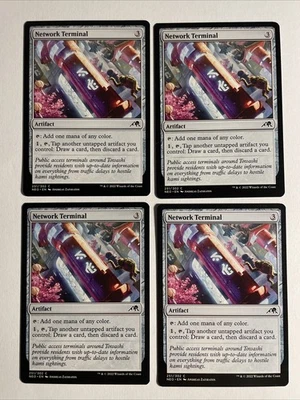 4x Mtg Kamigawa Neon Dynasty Network Terminal NM/M Magic The Gathering - Bild 1 von 2