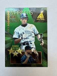 1995 Pinnacle Zenith Rookie Roll Call Alex Rodriguez