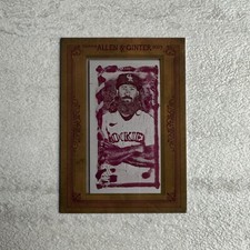 CHARLIE BLACKMON 1/1 MAGENTA PRINTING PLATE 2023 Topps Allen & Ginter Framed