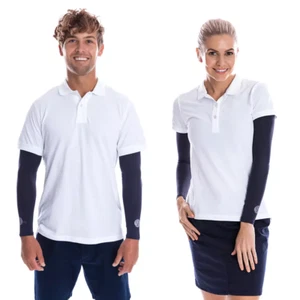SParms Sun Protection Unisex UV Cooling Golf Outdoor Sleeves 1 Pair Large UPF50+ - Picture 1 of 4