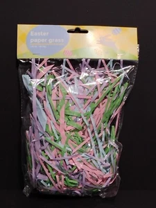 Easter Paper Grass - 1.25oz - Green, Pink, Purple, Blue - Filling, Crafts, Decor - Picture 1 of 2