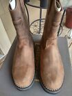 NIB LaCrosse Wellington Pull-On Leather Soft-Toe Work Boots, 8.5M