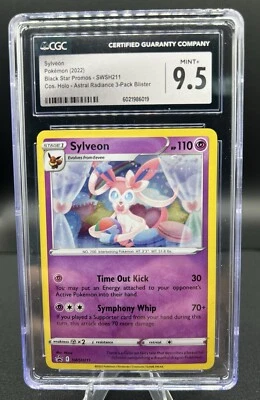 Sylveon SWSH211 SWSH: Sword & Shield Promo Cards Holo CGC 9.5 MINT+ psa - Image 1 of 2