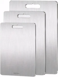 3pcs Titanium Cutting Board Yamato Stainless Steel Cutting Board Chopping Boad - Picture 1 of 7