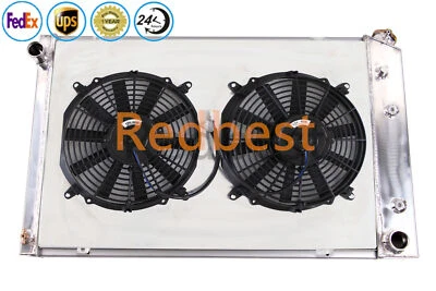 4 Row Aluminum Radiator&Shroud&Fan For 1988-1990 Chevrolet C1500 2500 3500 V6 V8 - Image 1 of 4