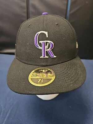 New Era Auténtico Colorado Rockies MLB 59 Fifty Nuevo con Etiquetas 7 1/2  Foto 1 de 4