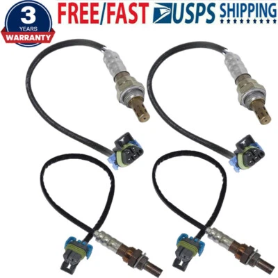 Sensor de oxígeno O2 de 4 piezas para Chevrolet Express 2008-2014 y GMC Savana 1500 2500 3500 Foto 1 de 4