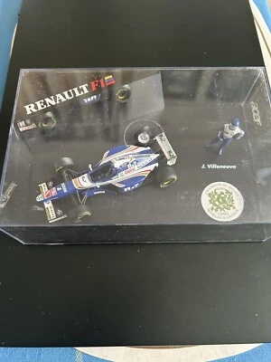 Coche Williams Renault F1 con figura J Villeneuve Foto 1 de 3