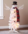 Lighted Character Christmas Trees - Snowman