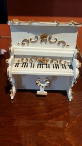 Rare Vintage Spielwaren Szalasi Rococo Reuge German Dollhouse Piano Music Box - Picture 1 of 5